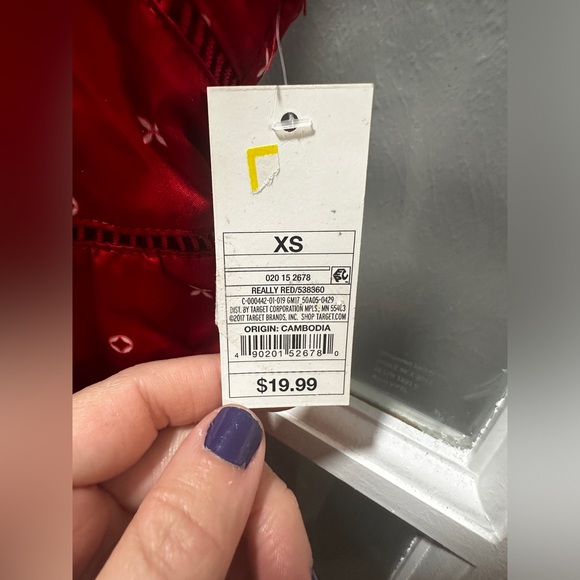 NWT GILLIGAN & O'MALLEY Red and White Nightgown - Picture 3 of 5